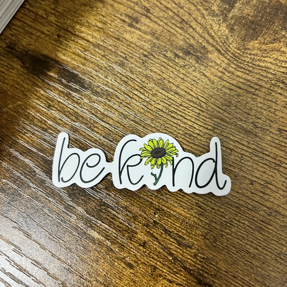Be Kind 🌻 Bumper Sticker